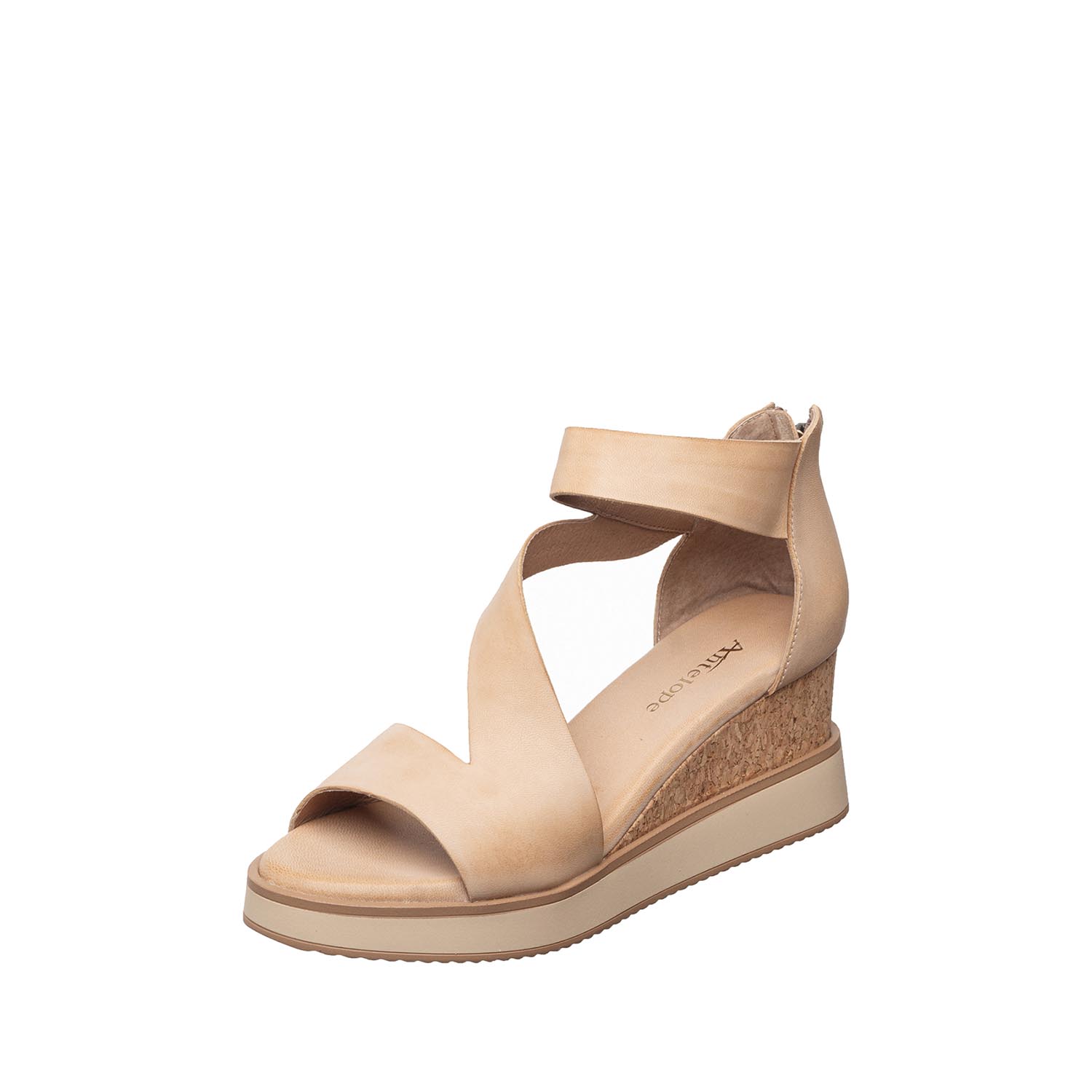 womens crisscross strap wedge sandals platform comfort style by Antelope Shoes