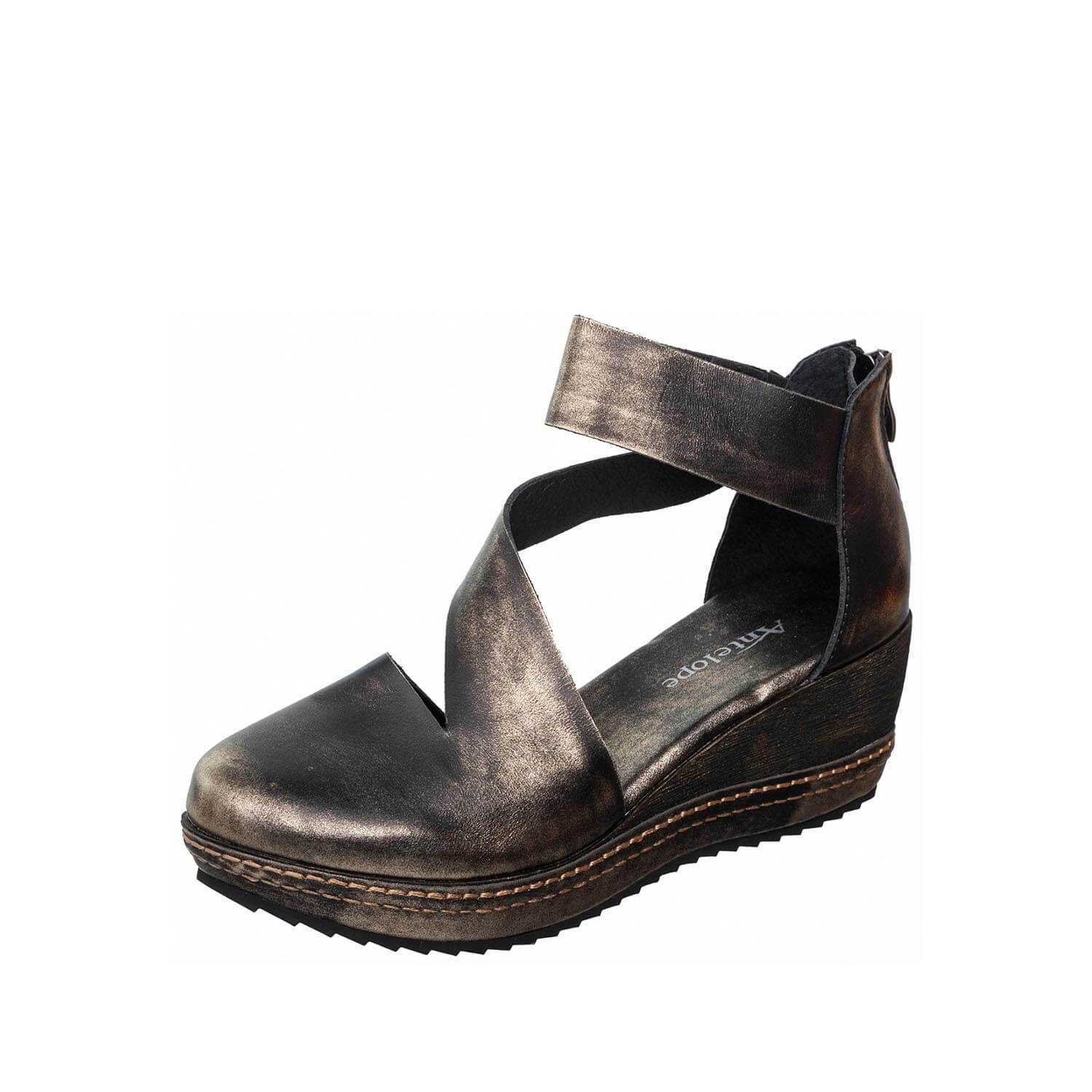 wedge platform sandals ankle strap shoes by antelope