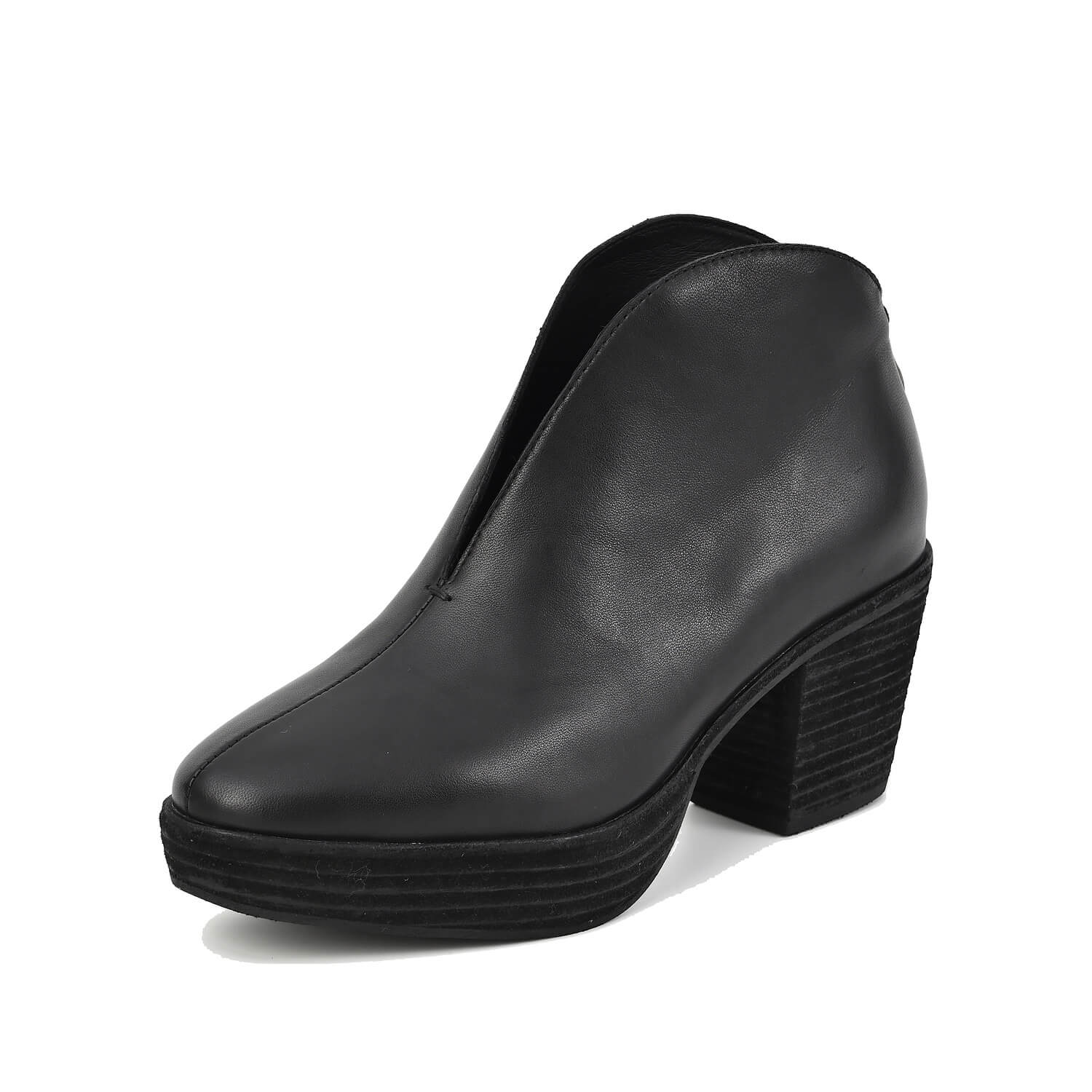 high heel ankle booties by Antelope