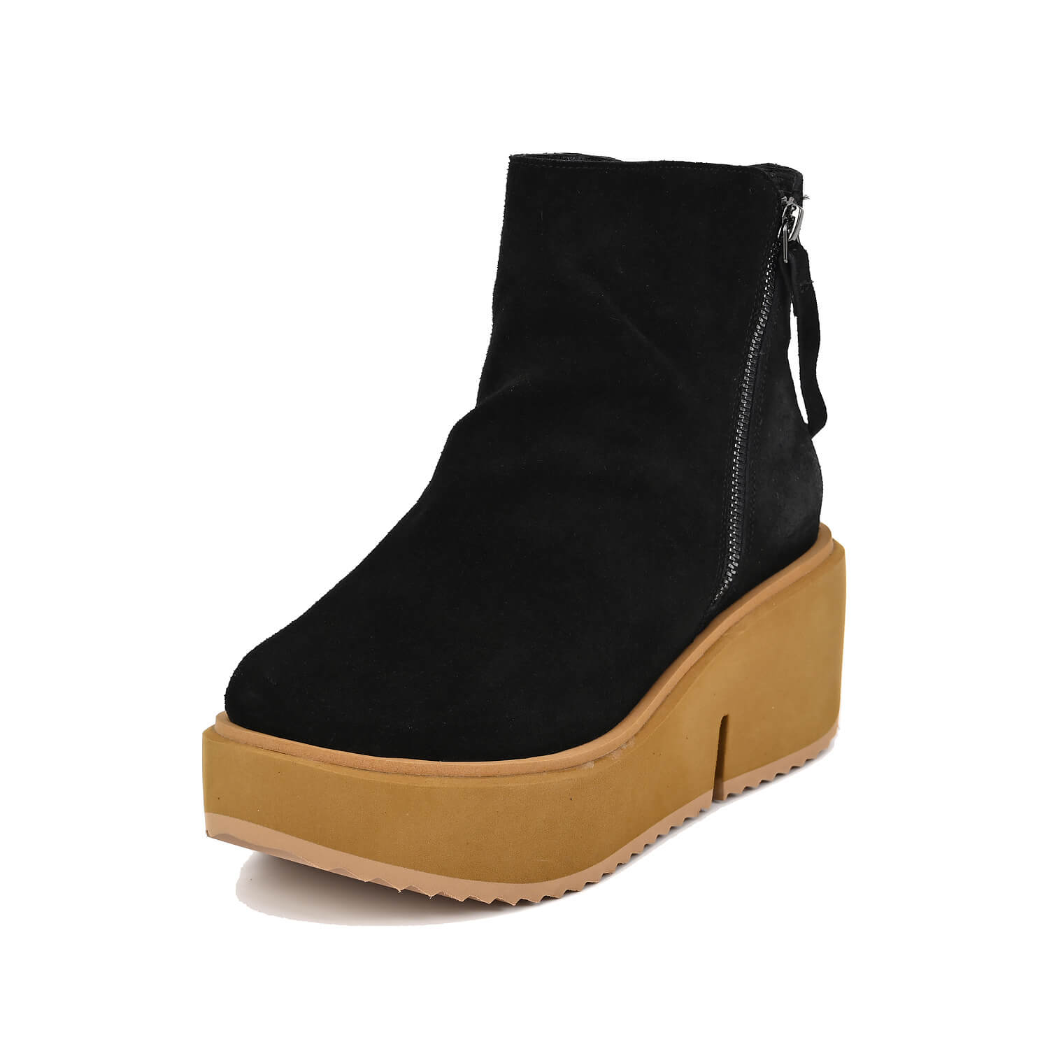 suede platform boots by Antelope