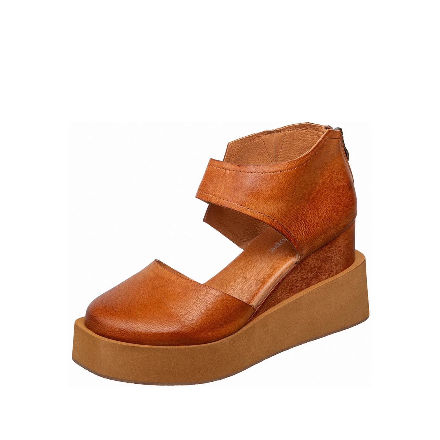 platform wedge sandals ankle strap closure by antelope