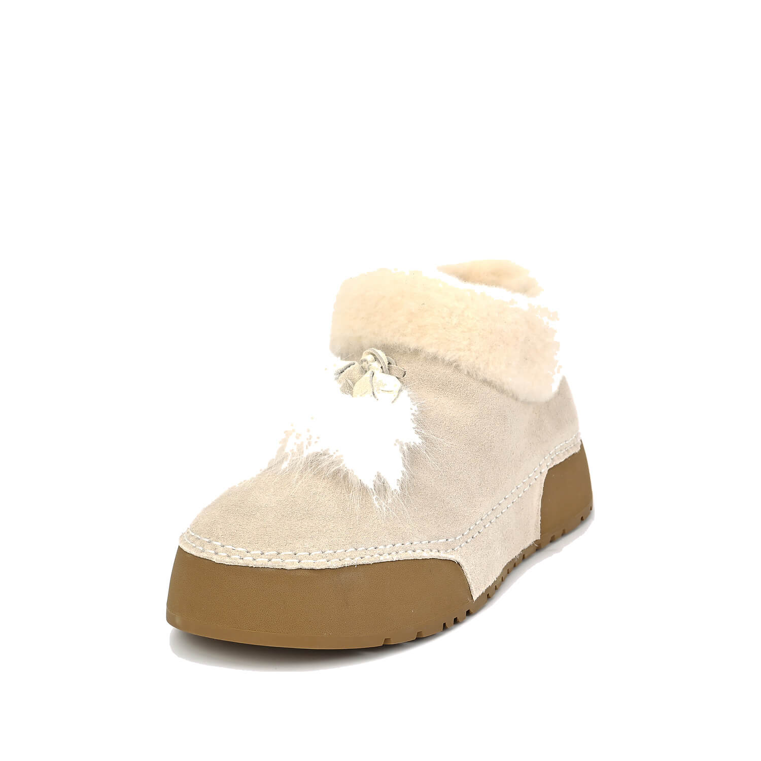 shearling ankle booties by Antelope